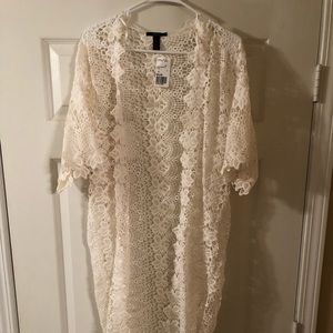 NWT Forever 21 Woven Cardigan